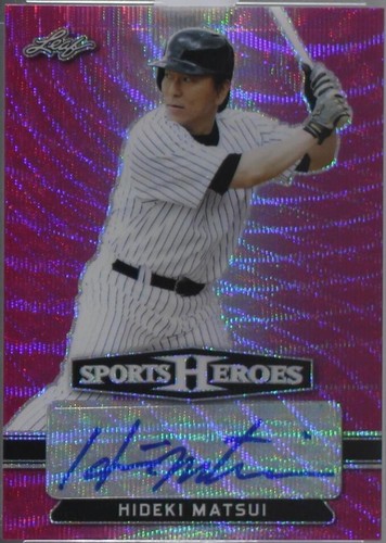 2018 Leaf Metal Sports Heroes - Hideki Matsui #BA-HM1