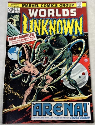 Worlds Unknown Book # 4  $.20 Nov 1973 Comic Book MARVEL