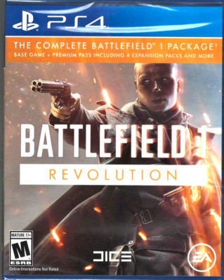 Battlefield 1:Revolution Edition (Sony PS4) Brand New Seal Base Game & Expansion