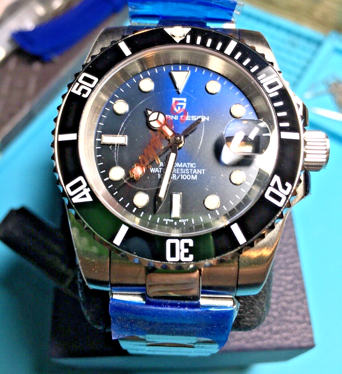 PAGANI DESIGN フィールドウォッチ NH35A搭載 自動巻き PAGANI DESIGN 40MM DEEP BLUE FADE DIAL SEIKO NH35A AUTO