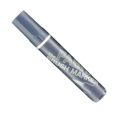 Uchida Marvy Fabric Brush Point Marker Art Supplies, Oriental Blue
