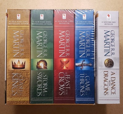 Game Of Thrones Clash Of Kings Storm Of Swords Feast Of Crows Boxed Set + Extra