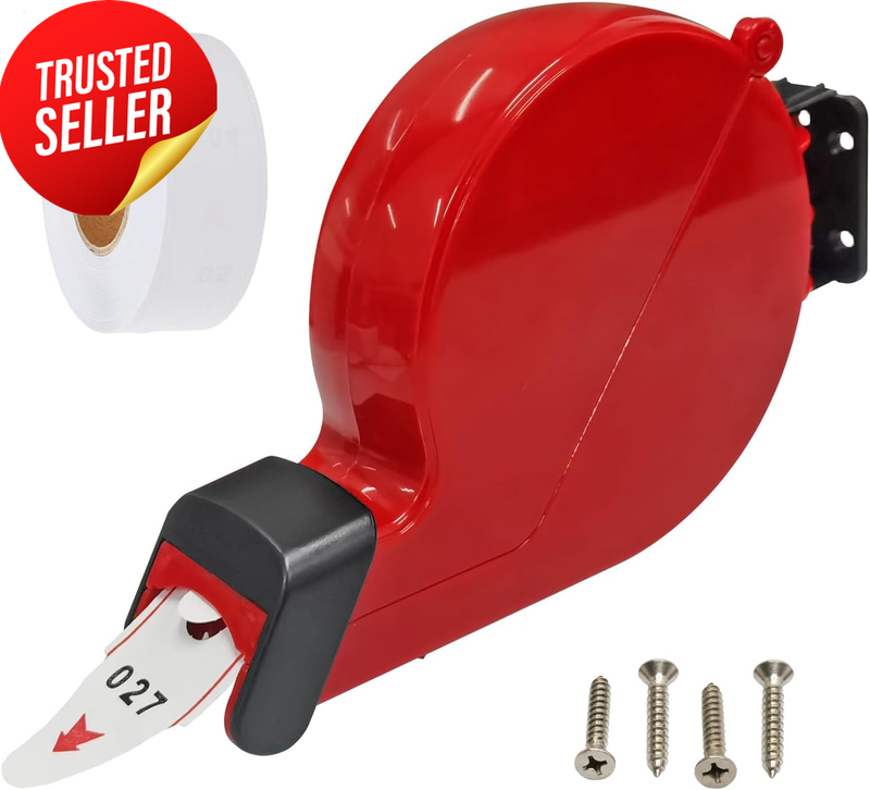 Ticket Dispenser 3 Digit Red Number