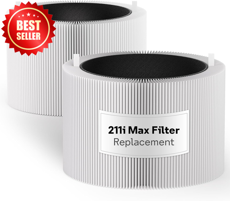 2 Pack Replacement Filter for 211I Max Air Purifier Compare to F2MAX US