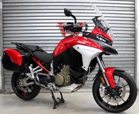 2021 21 DUCATI V4S MULTISTRADA RADAR FSH TRADE SALE RED &PANNIERS 26K V4 S 1158