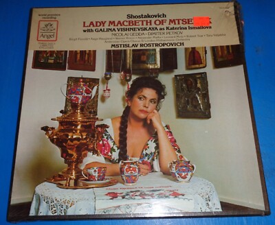 Vishnevskaya/Rostropovich SHOSTAKOVICH Lady Macbeth of Mtsensk - Angel SEALED