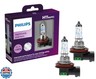 Philips Automotive Lighting H11 NightGuide Platinum Premium Upgrade Automotive Replacement Headlight Bulb for High Beam, Low Beam, and Fog Positions (Pack of 2)