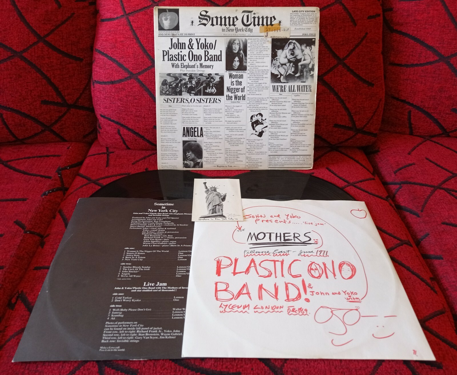 洋楽 John Lennon & Yoko Ono meets Frank Zappa JOHN LENNON