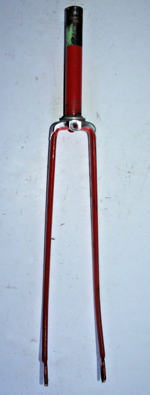 Vintage Schwinn Touring Road Bike Fork 27" 1" Threaded 170mm Steel USA Shipper