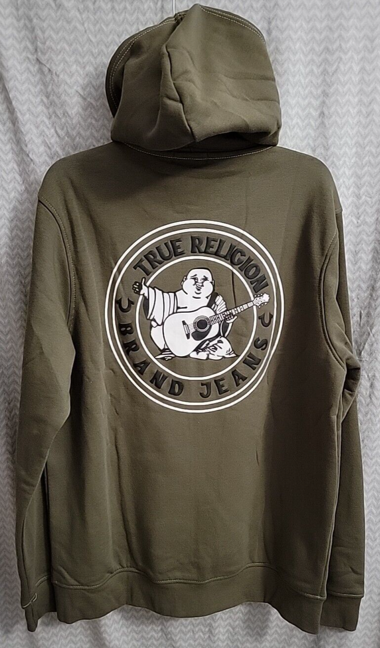 TRUE RELIGION グリーン フーディ M True Religion Full Zip Hoodie Green | Mainline Menswear us