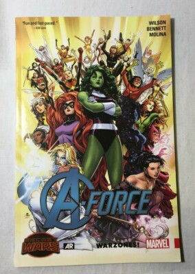 A-Force Vol. 0 : WARZONES by G. Wilson Willow - 2015, Trade Paperback - Marvel