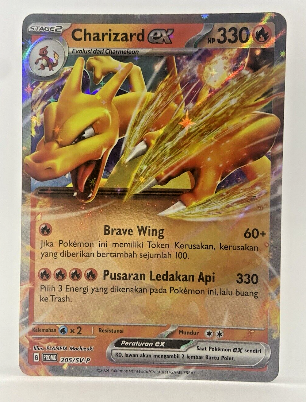 Special Pokemon TCG Indonesia Charizard Promo Reverse Holo