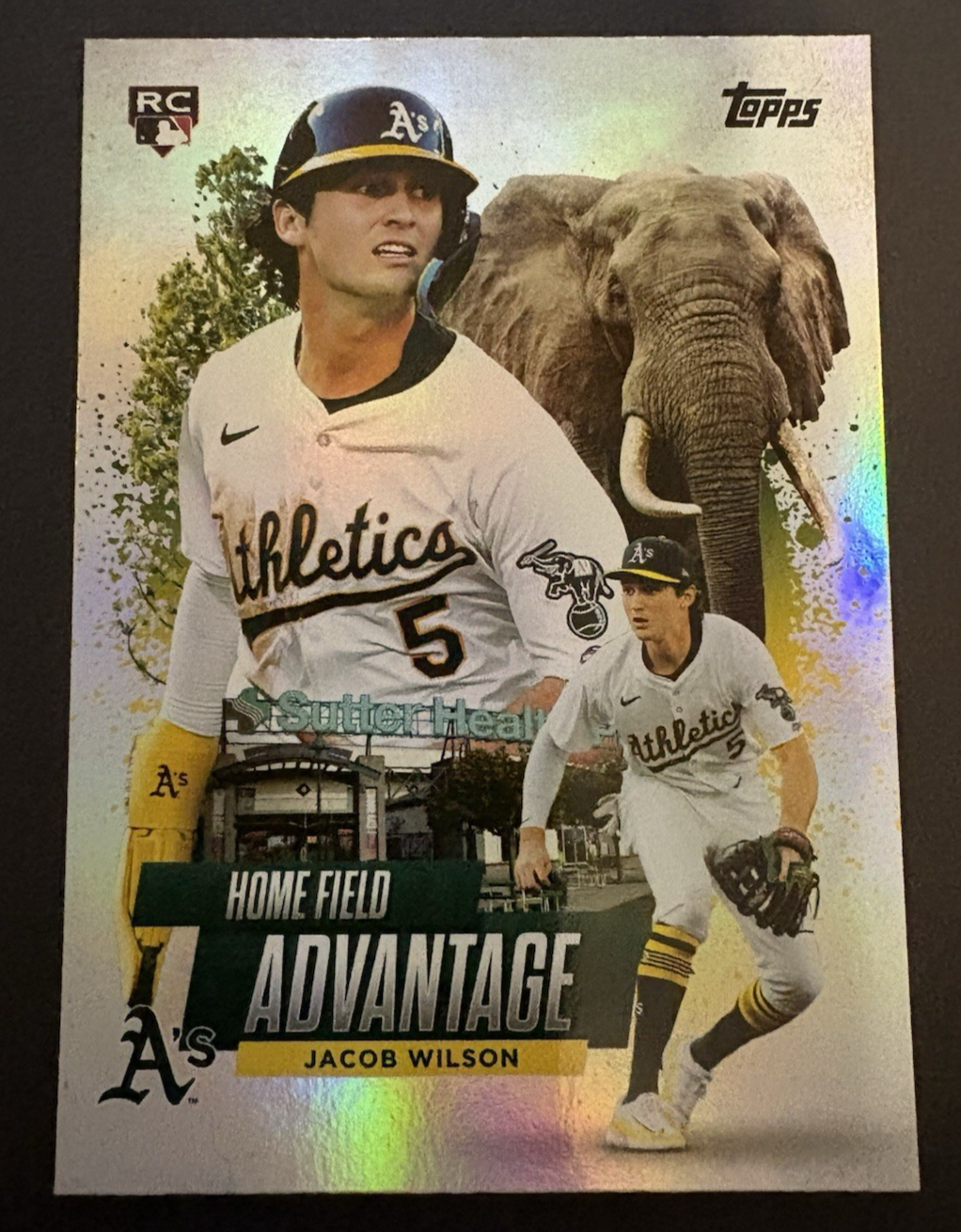 2025 Topps Series 2 Jacob Wilson Home Field Advantage RC