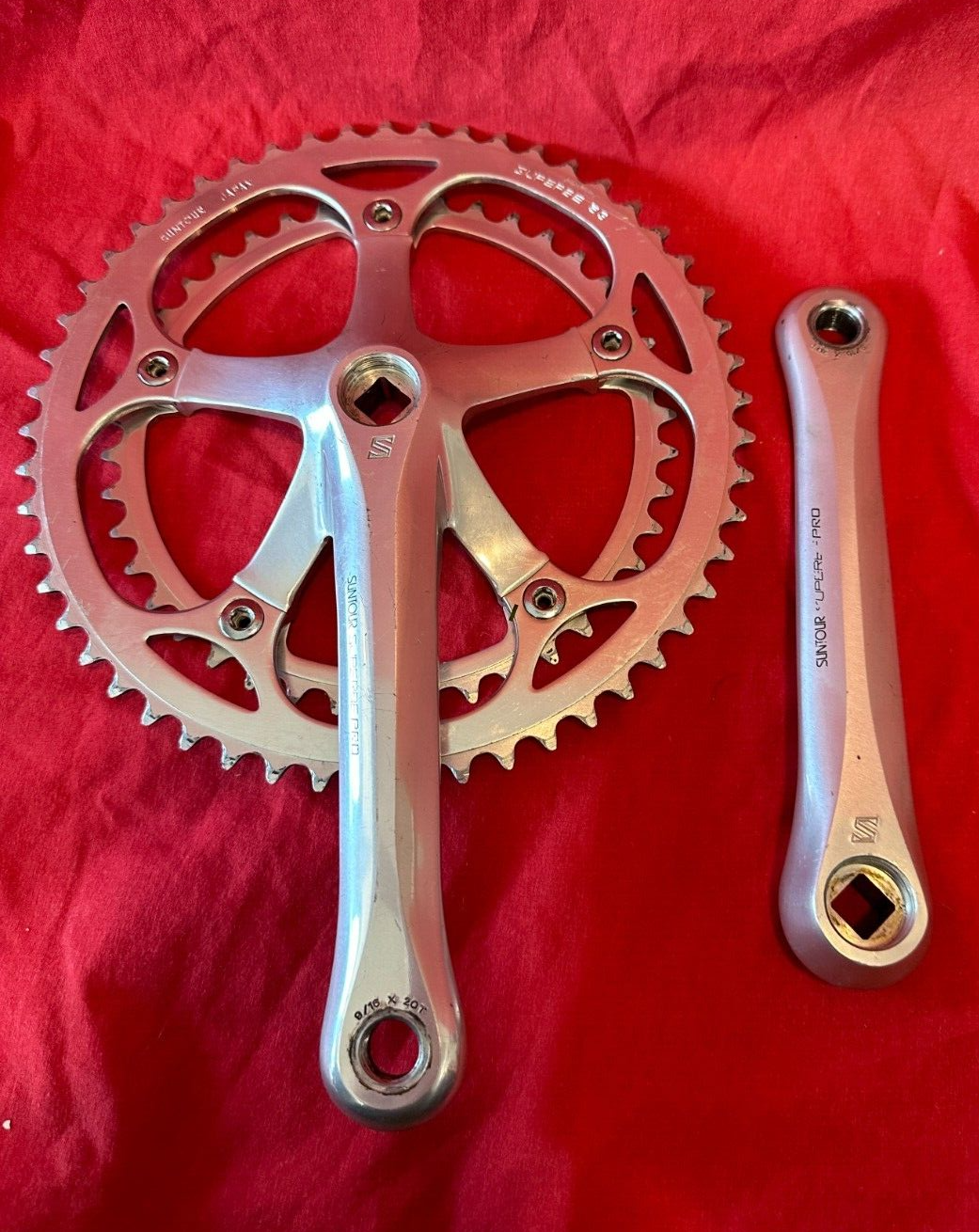Suntour Superbe Pro Crankset | Suntour Track Crankset Suntour Superbe Pro Crankset | Suntour Track Crankset