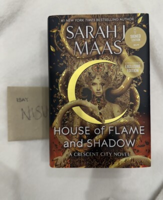 House of Flame and Shadow Signed Barnes Exclusive Maas Crescent City HARDCOVER