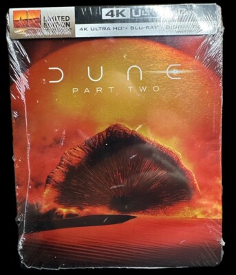 Dune: Part Two (Limited Edition Steelbook 4K Ultra HD + Blu-ray + Digital Copy)