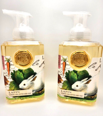 Michel Design Works LAPIN Foaming Hand Soap 17.8 oz., Spring X 2 BOTTLES
