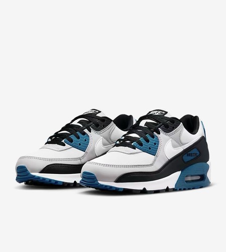 MENS NIKE AIR MAX 90 LIGHT SMOKE GREY-SUMMIT WHITE SZ 7.5