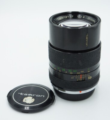 Tamron-F 135mm f/2.8 BBAR MC Telephoto Lens Olympus OM F Mount w/ Caps #121