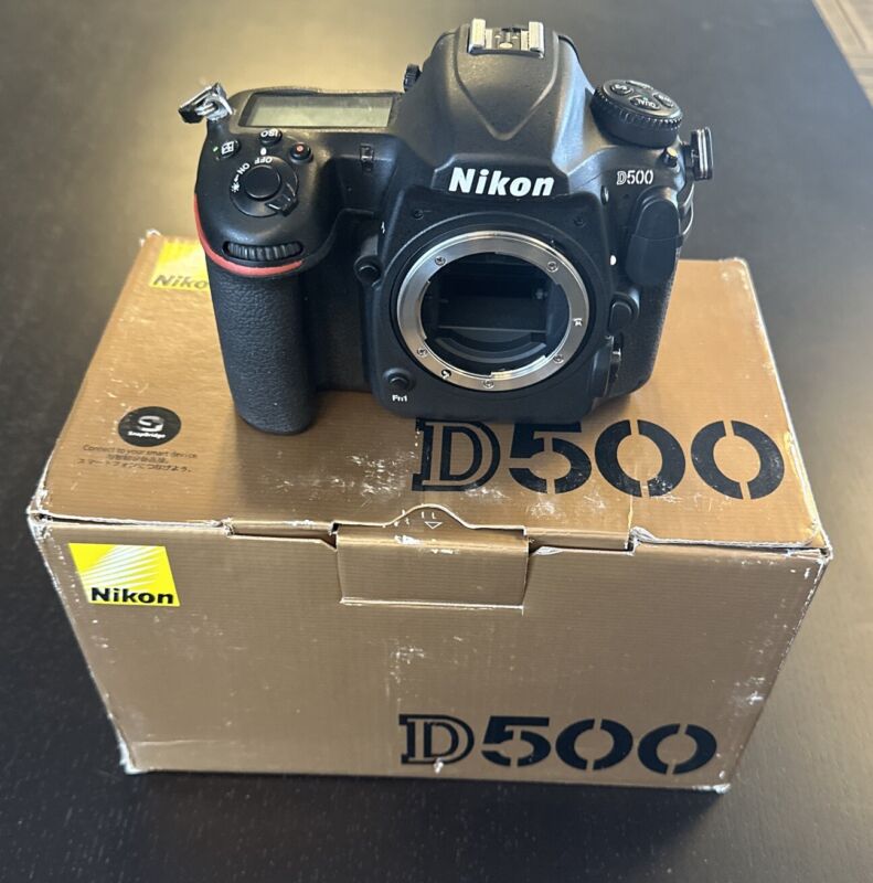 Nikon D500 DSLR 20.9MP Digital Camera Body w/ Orig Box