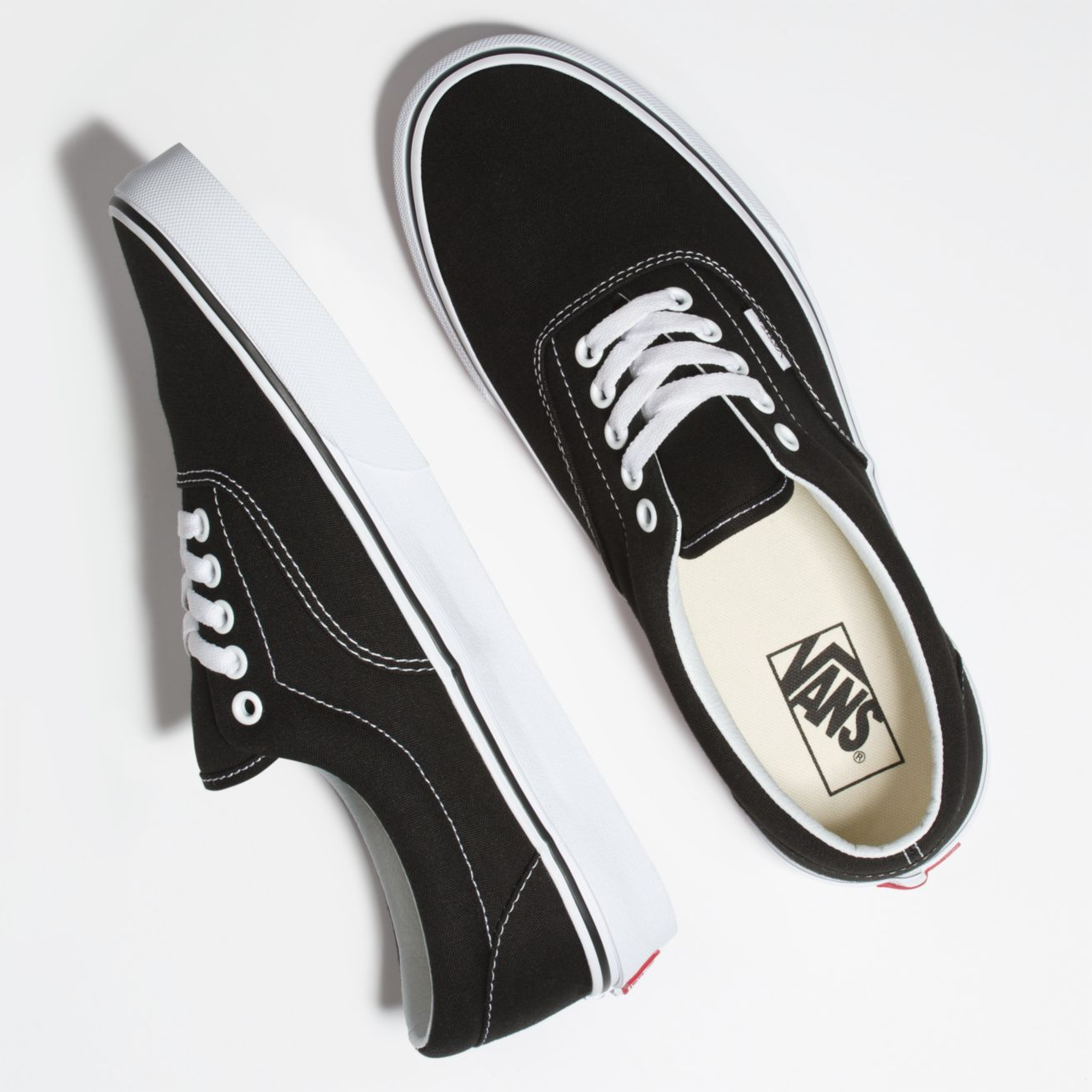Vans ERA Black Canvas Classic Shoes Without the Box Free Shipping