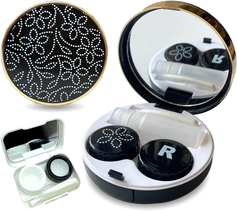 Fashion Eyecare 4-In-1 Lightweight Portable Contact Lens Cas