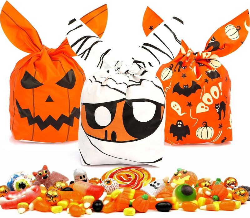 Halloween Lolly Bags Halloween Treat Bags Bunny Ear Treat Bag 150 Pcs