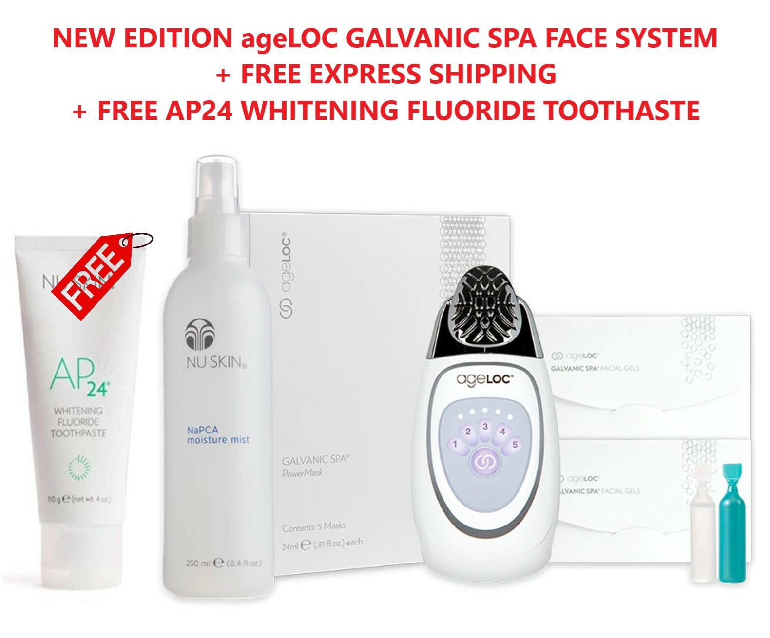 NEW EDITION!! AUTHENTIC Nu Skin ageLOC Galvanic Spa III NEW EDITION!! AUTHENTIC Nu Skin ageLOC Galvanic Spa III