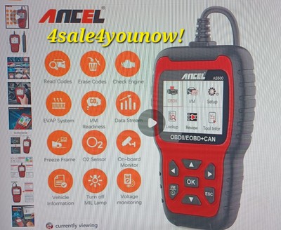 ANCEL AS500 OBD2 Scanner Car Diagnostic Tool Auto Check Engine Code Reader 2024