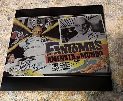 Fantomas Signed Vinyl LP Mike Patton Faith No More Mr Bungle Slayer Melvins