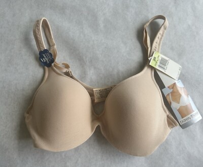 Barely There Nude Bra Size 32B Style 4284 Cotton Soft Tag Free Soft Cup NWT