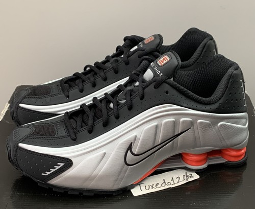 DS Nike Shox R4 sz10 Black/Silver Picante Red max 1 tl