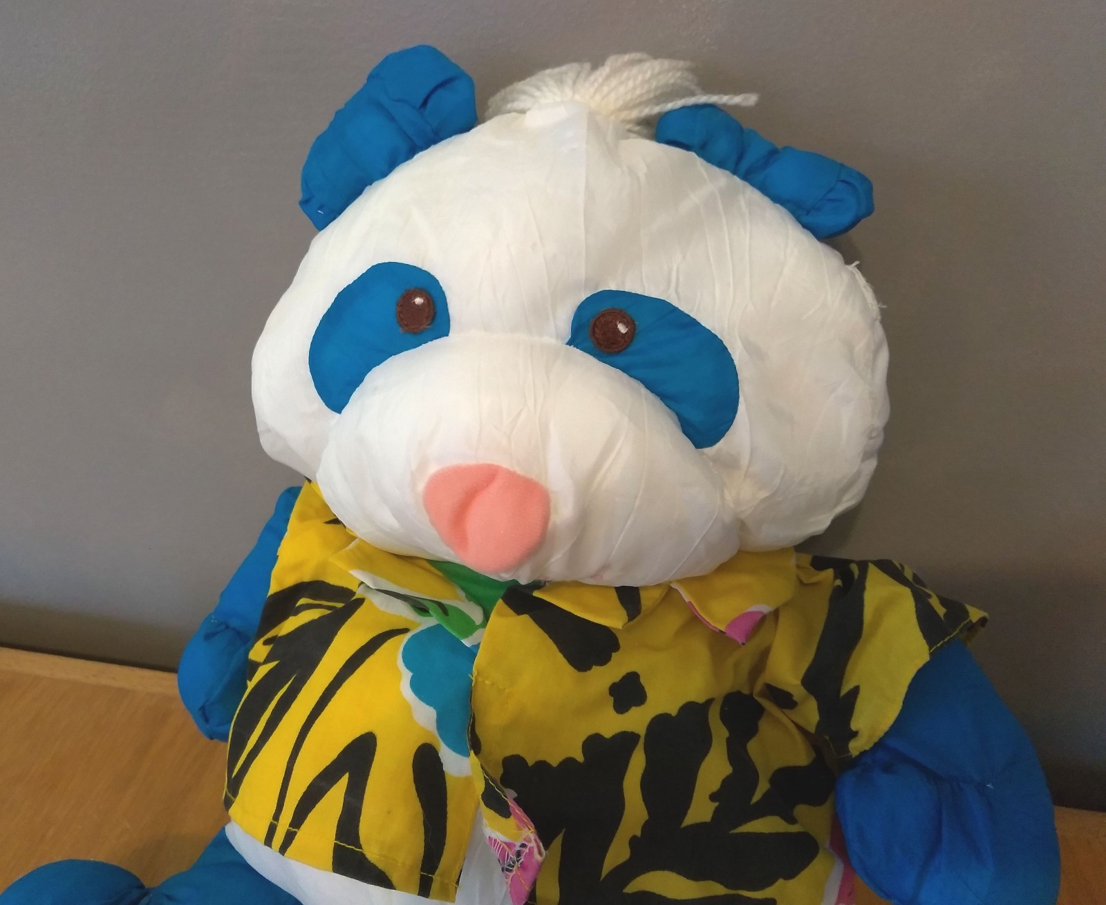 1987 Fisher Price Large Puffalump 'Wild Thing' Panda with Hawaiian shirt