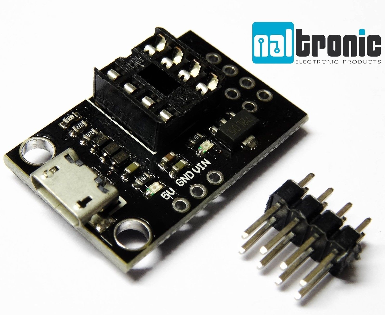 Programmer Board für Attiny13A Attiny25 Attiny 45 Attiny 85 micro USB Modul 222