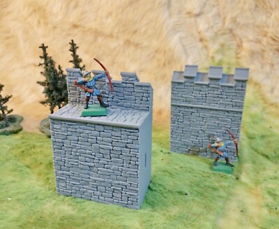 Greendale Modular Fortress 28mm Castle Terrain D&D Warhammer LotR Pike & Shotte
