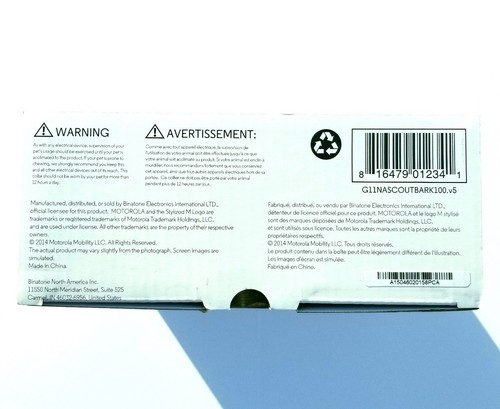 New SCOUTBARK Dog Training Automatic Static Shock Correction Bark Collar 9 Level