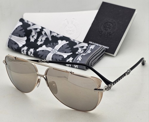 New Chrome Hearts GRITT Sunglasses GP/SS-MCF-P 62-12 142