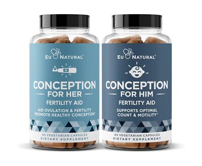 Eu Natural Conception Fertility for Her & Him Bundle - Fertility Supplements ...
