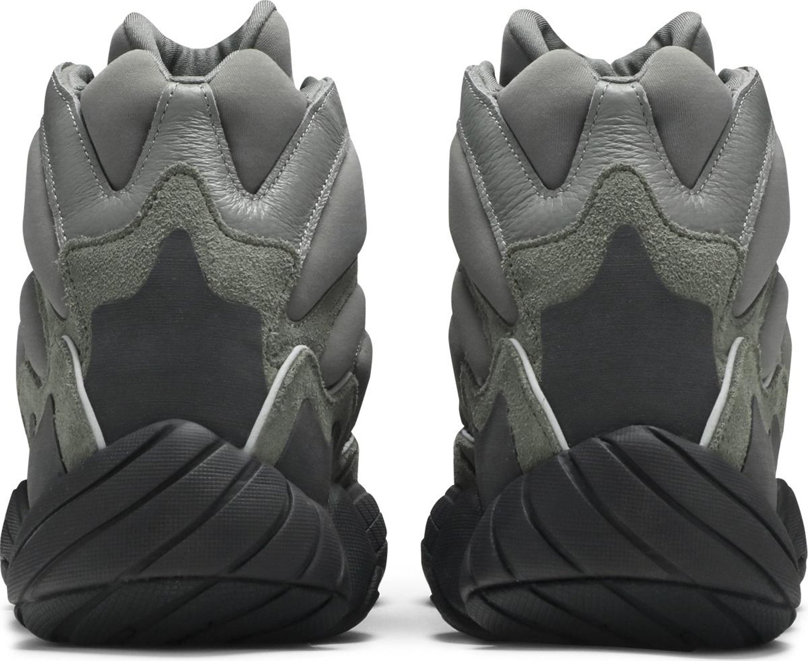 Pre-owned Adidas Originals Gy0393 Adidas Yeezy Yzy 500 High Mist Slate Anthracite 10.5 Neoprene Suede Boot In Green