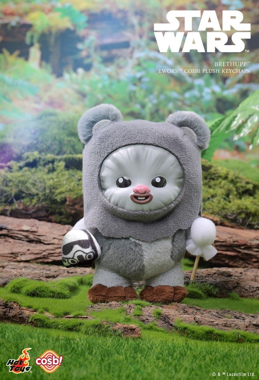 Hot Toys Star Wars Ewoks Cosbi Plush Keychain Collection
