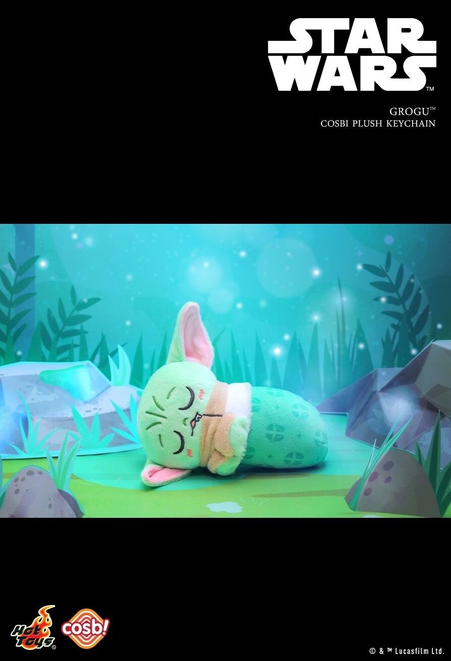 ぬいぐるみ GROGU Cosbi Plush Keychain Star Wars Hot Toys Star Wars Grogu Cosbi Plush Keychain Collection