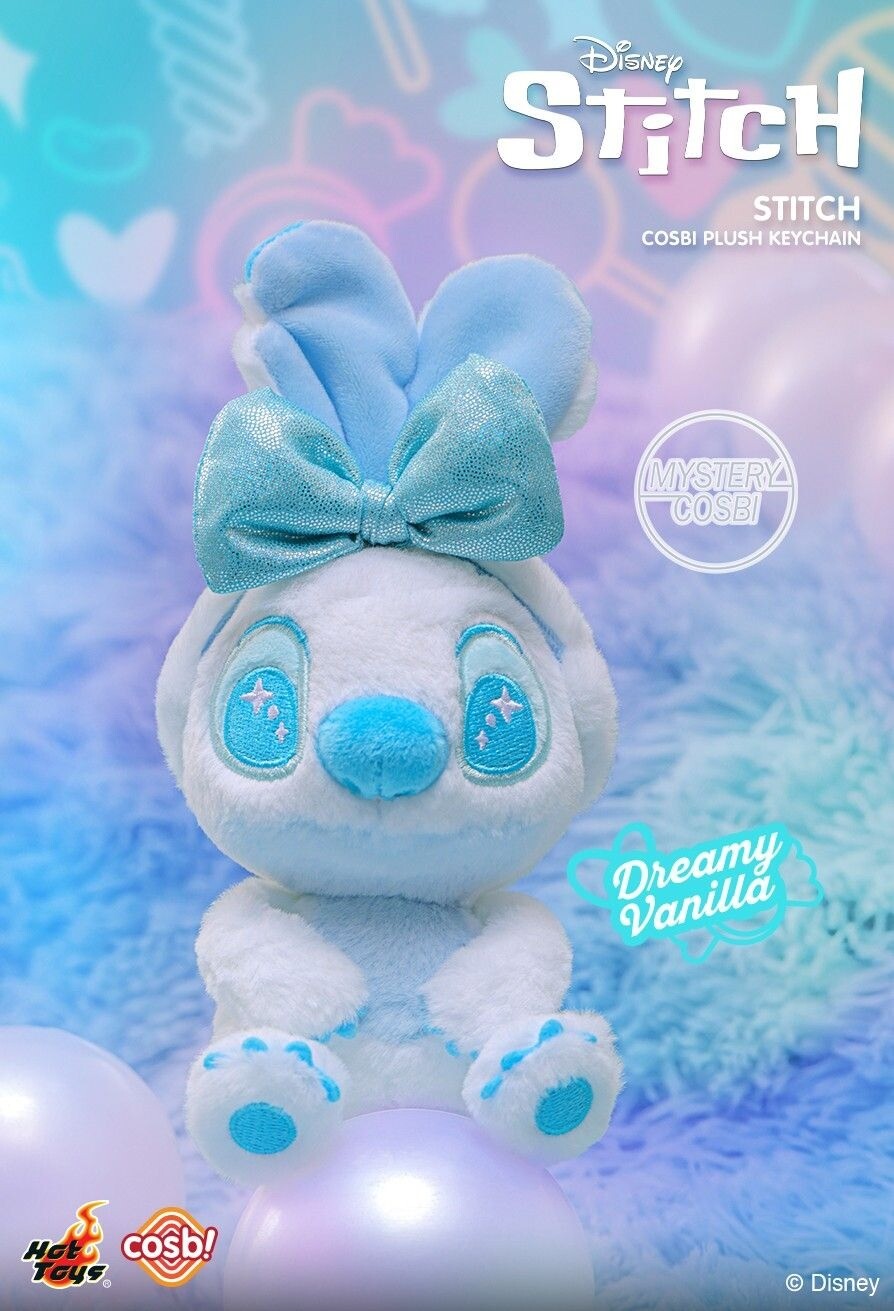 Hot Toys Disney Stitch Cosbi Plush Keychain Collection (Set