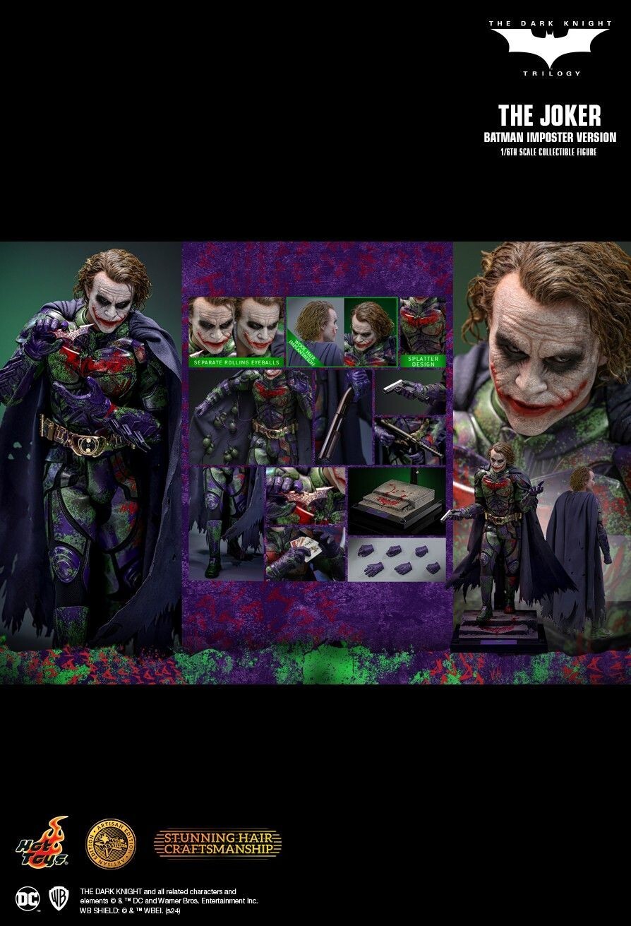 Hot Toys Joker Batman Imposter Version Artisan Edition 1:6 Hot Toys Joker Batman Imposter Version Artisan Edition 1:6