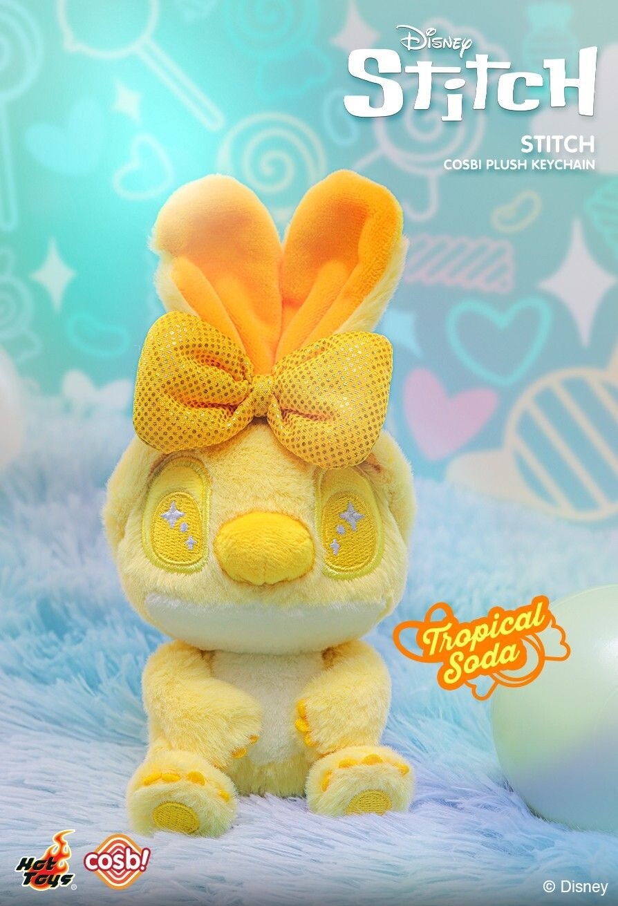 Hot Toys Disney Stitch Cosbi Plush Keychain Collection (Set
