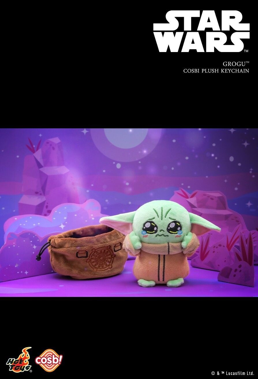 Hot Toys Star Wars Grogu Cosbi Plush Keychain Collection