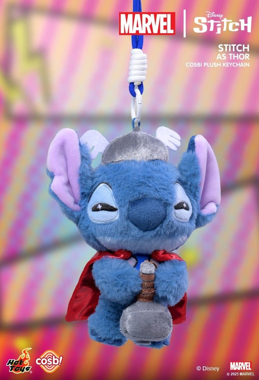 スティッチ COSBI PLUSH KEYCHAIN COLLECTION Hot Toys Marvel Stitch Cosbi Plush Keychain Collection (Full