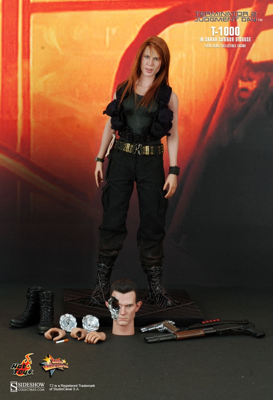 HOT TOYS MMS125 TERMINATOR 2: JUDGMENT DAY T-1000 IN SARAH