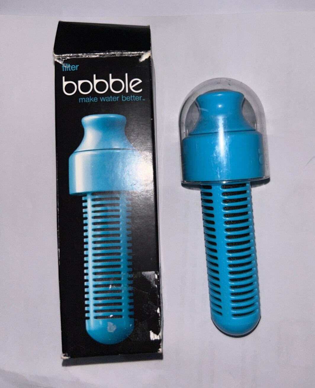 Single Aqua Color Open Box