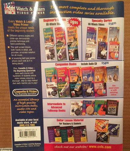 Watch & Learn Acoustic Guitar | Primer Book