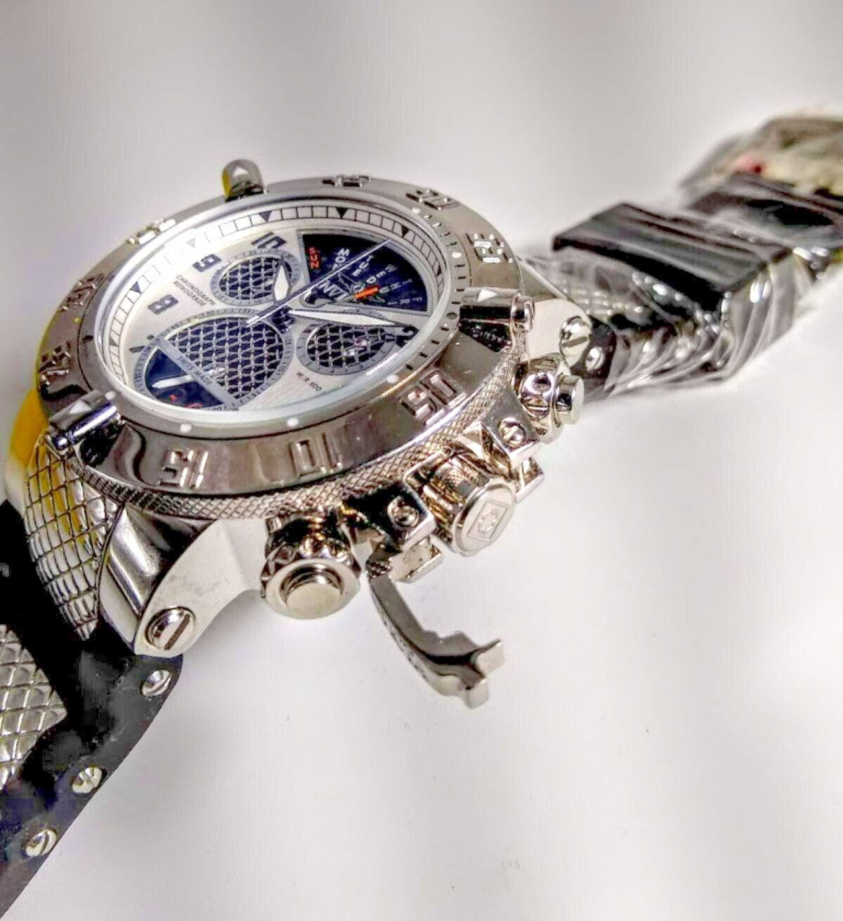 Pre-owned Invicta Swiss-made Subaqua Noma Iii Mens Quartz Watch Chrono Retrograde Day 500m